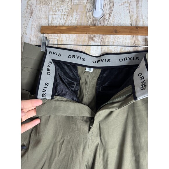 Orvis Pants Mens 36x30 Stretch Water Repellent Outdoor Hiking Nylon Comfort Fit - Picture 4 of 9